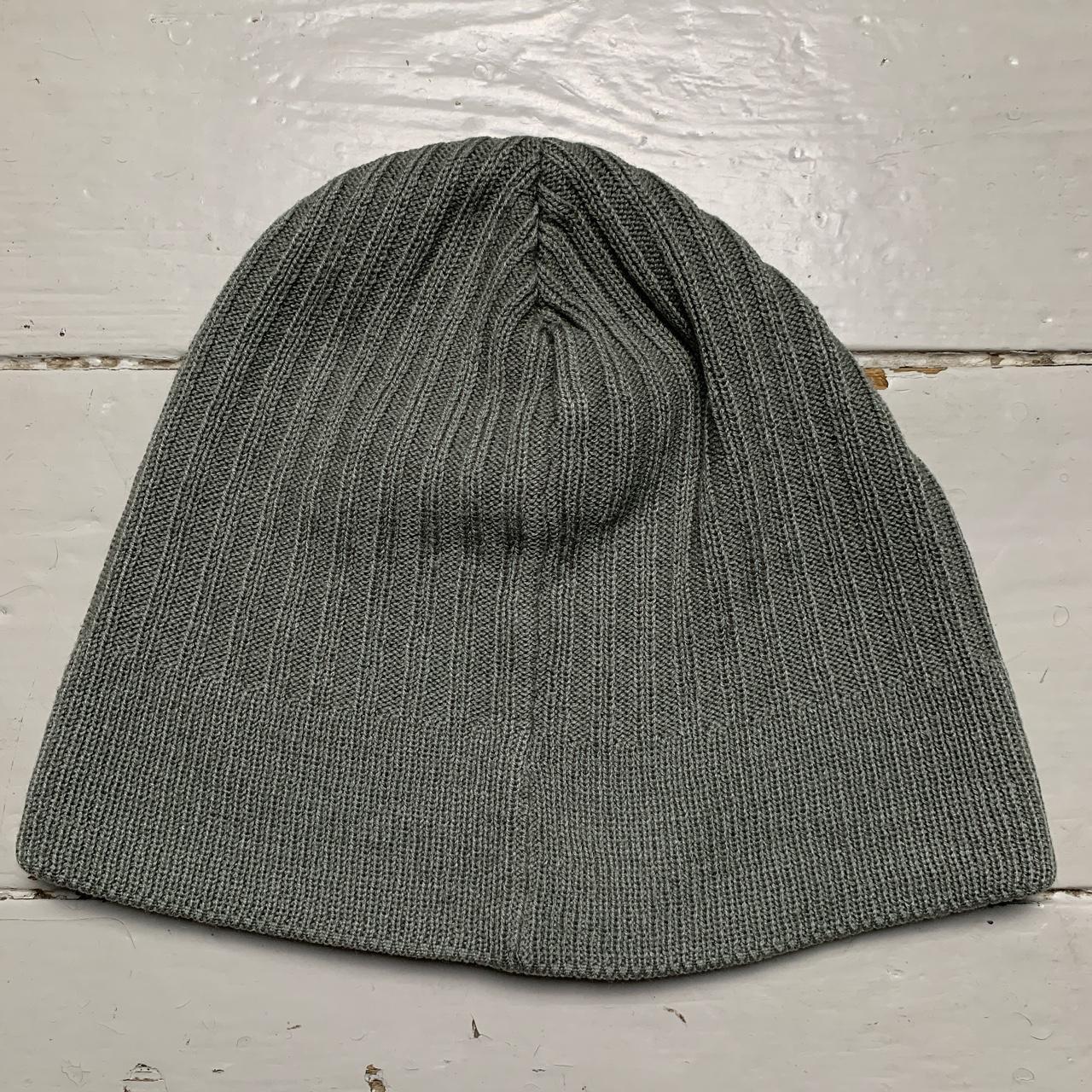 Nike Vintage Grey and Black Beanie Hat