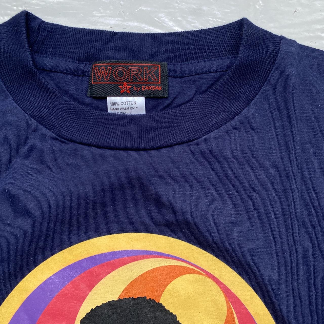 Superfro Work by EAKSAK Vintage Mung Fu Navy T Shirt