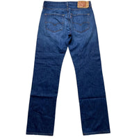 Levis 501 Navy Baggy Jeans (32W)