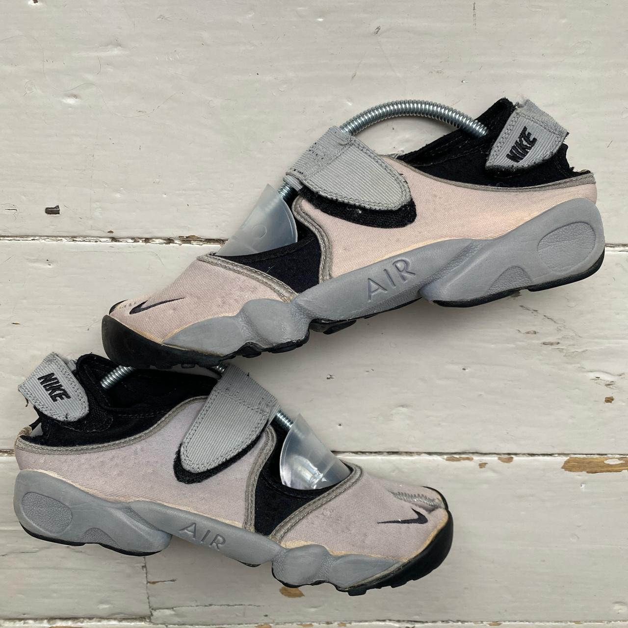 Nike Air Rift Grey and Black Tabi Toe Sample Trainers