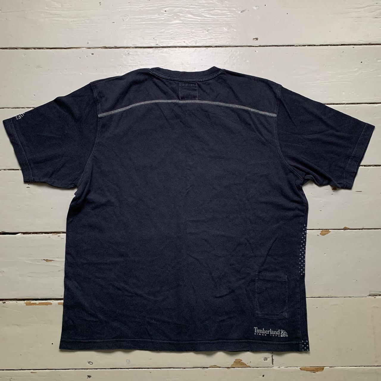 Timberland Navy and Grey Tree T Shirt