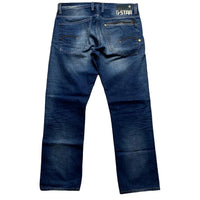 G Star Navy Stonewashed Jeans (36W)