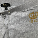 Juicy Couture Grey and Gold Velour Tracksuit (XS/S)