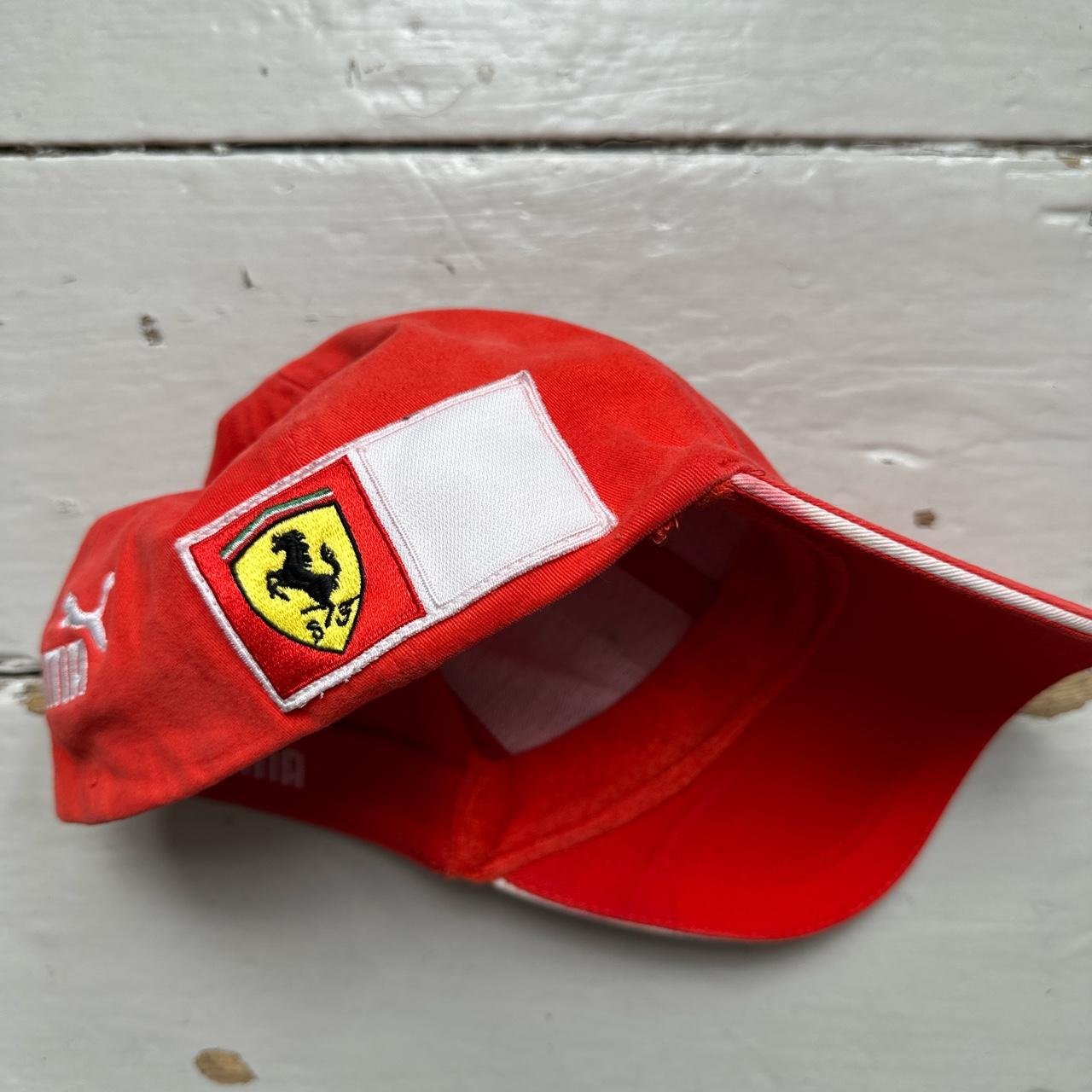 Ferrari Puma Red and White Cap