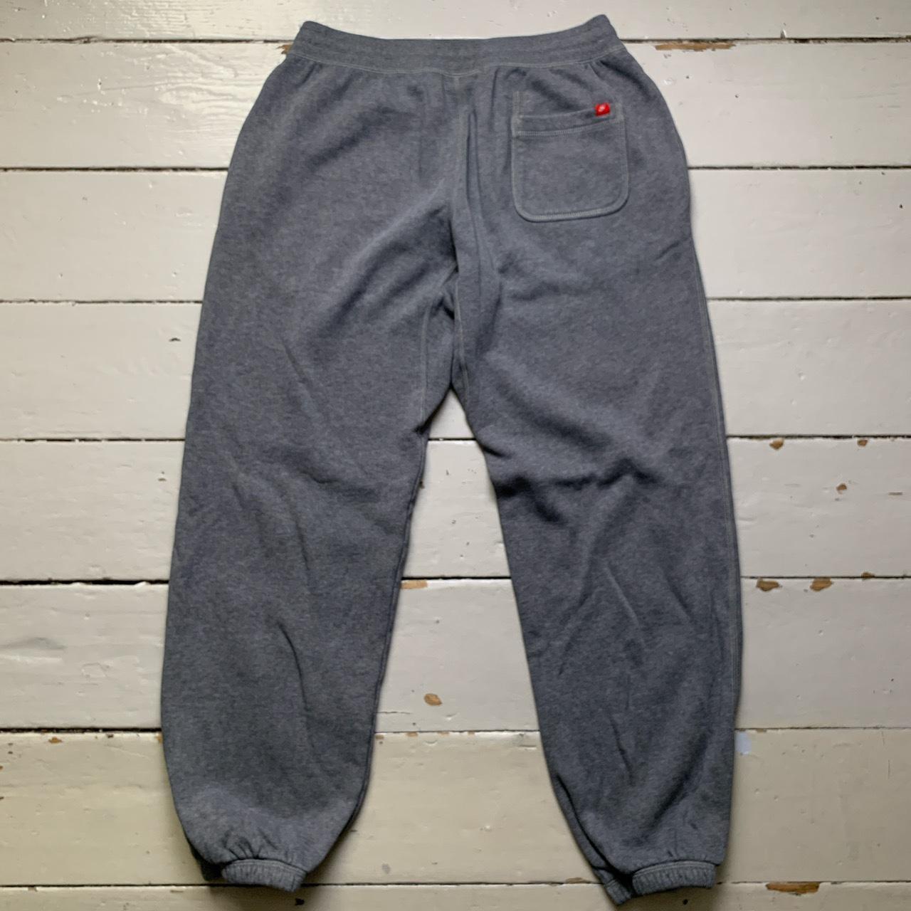 Nike Swoosh Grey and Blue Baggy Vintage Joggers