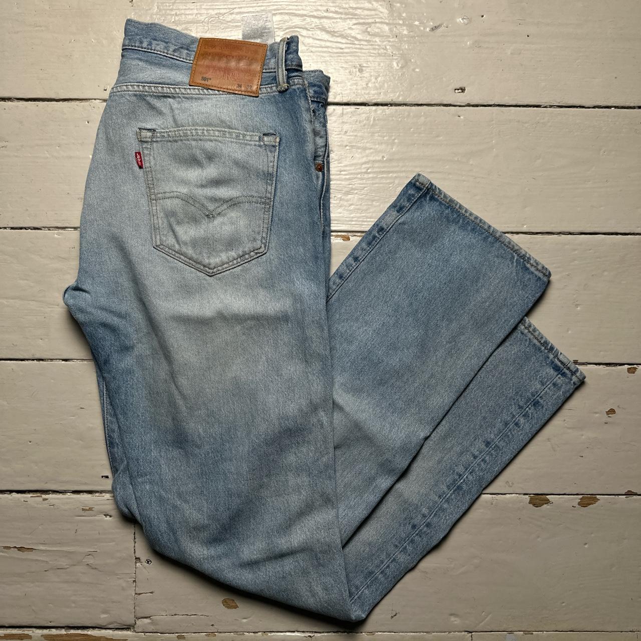 Levis Light Blue 501 Baggy Jeans