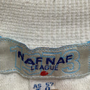 NAFNAF Vintage Cream White Rainbow Spellout Jumper (S)