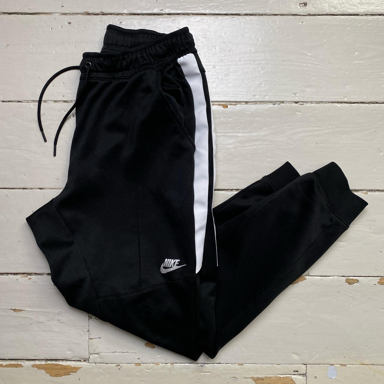 Nike Swoosh Black and White Joggers