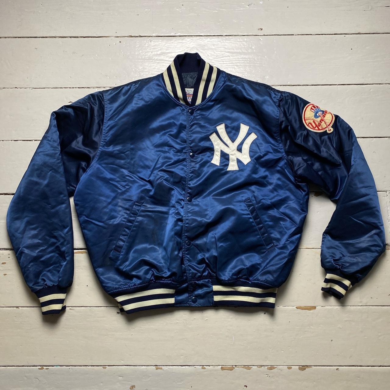 New York Yankees 90s Diamond Collection Starter Vintage Bomber Varsity Jacket