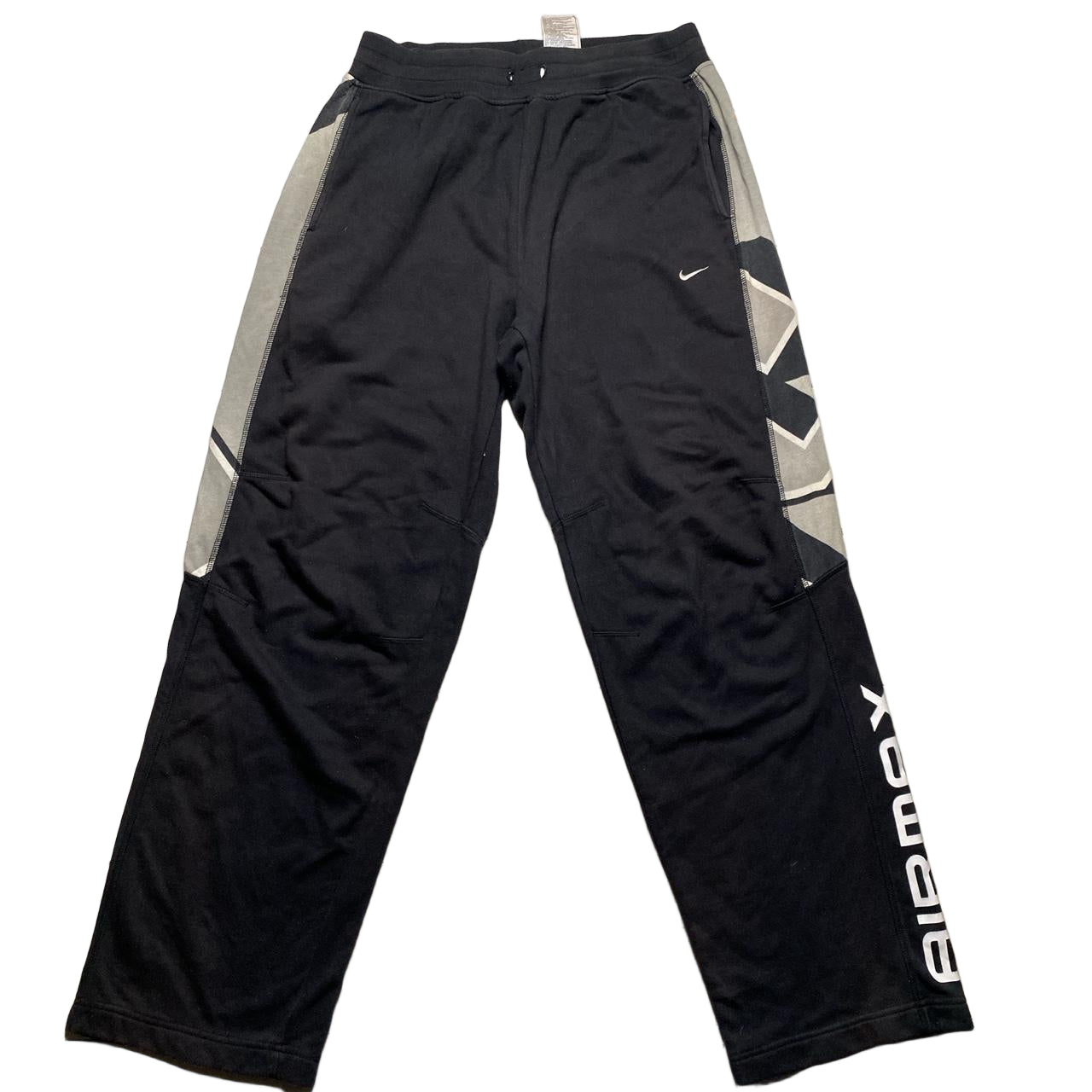 Nike Air Max 95 Vintage Baggy Black White and Grey Joggers (M)