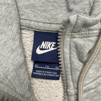 Nike Swoosh Grey and White Hoodie (XL)