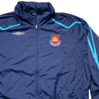 West Ham United Umbro Vintage Football Shell Tracksuit Jacket (3XL)