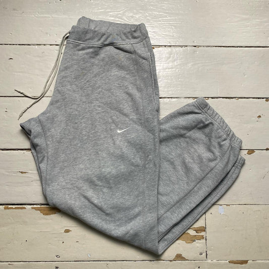 Nike Vintage Baggy Grey and White Swoosh Joggers