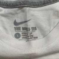 Nike Just Do It White and Black T Shirt (S)