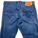 Levis 501 Navy Blue Jeans (32W)