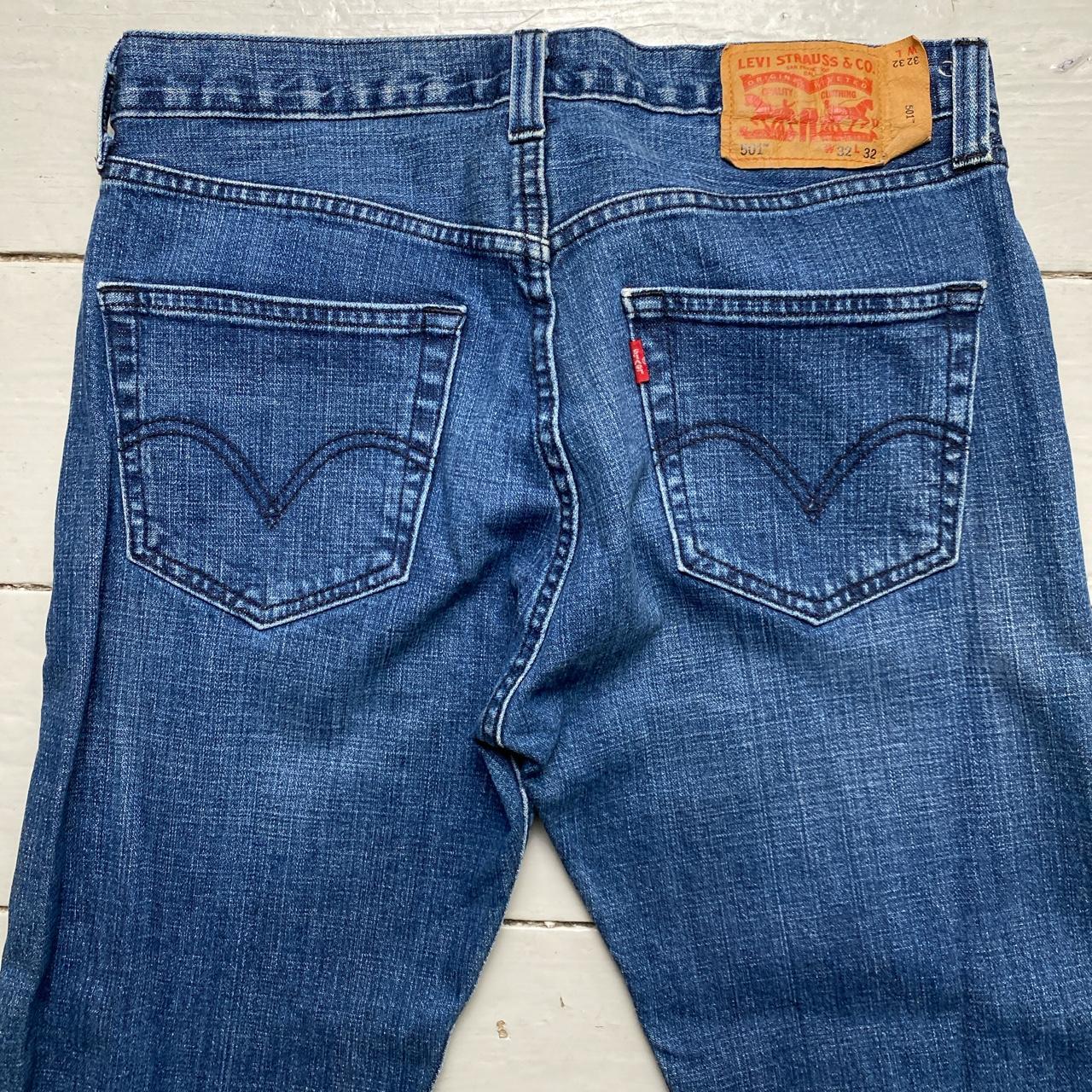 Levis 501 Navy Blue Jeans