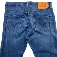 Levis 501 Navy Blue Jeans (32W)