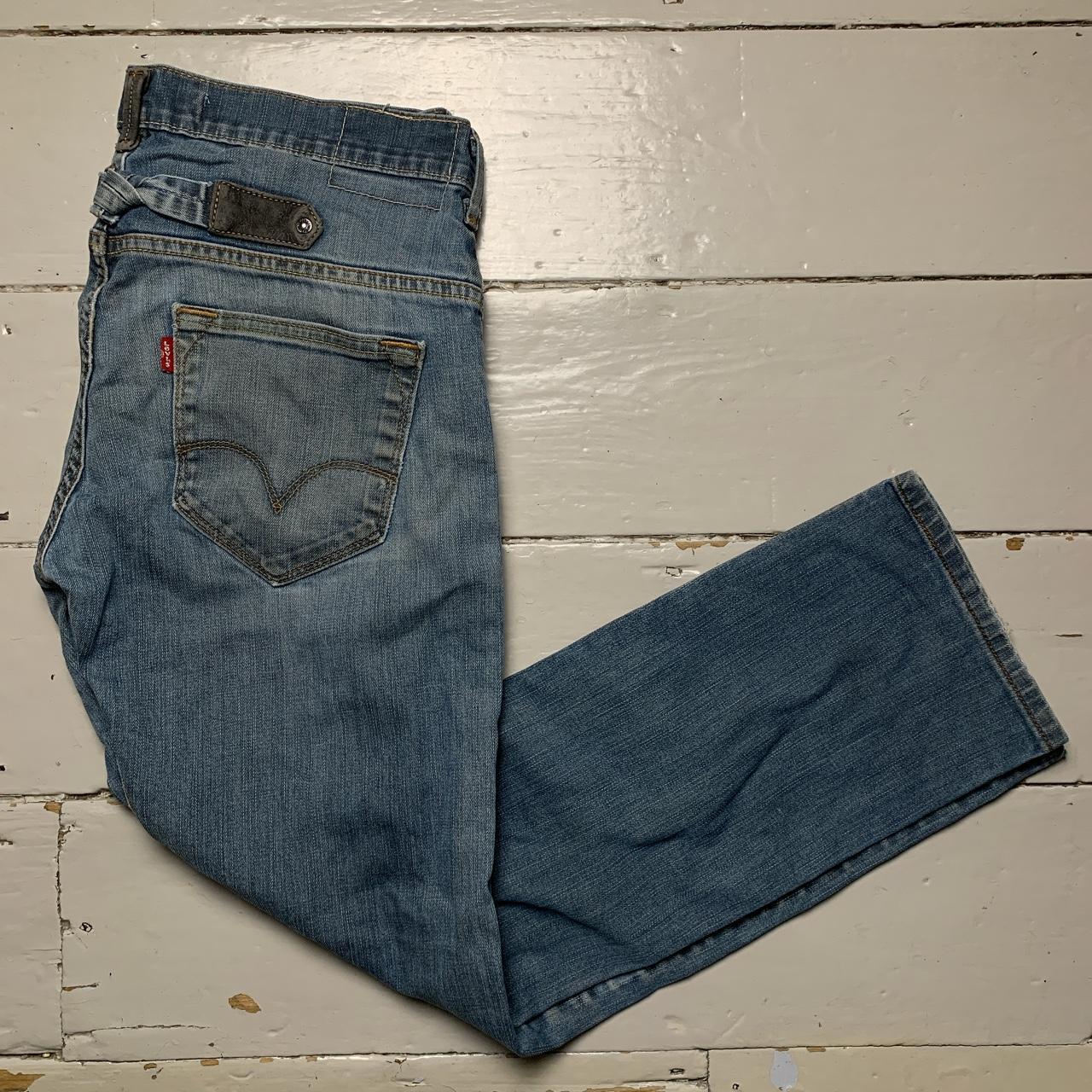 Levis 504 Straight Distressed Jeans