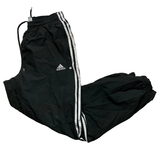 Adidas Black and White Shell Trackpant Bottoms (32W)