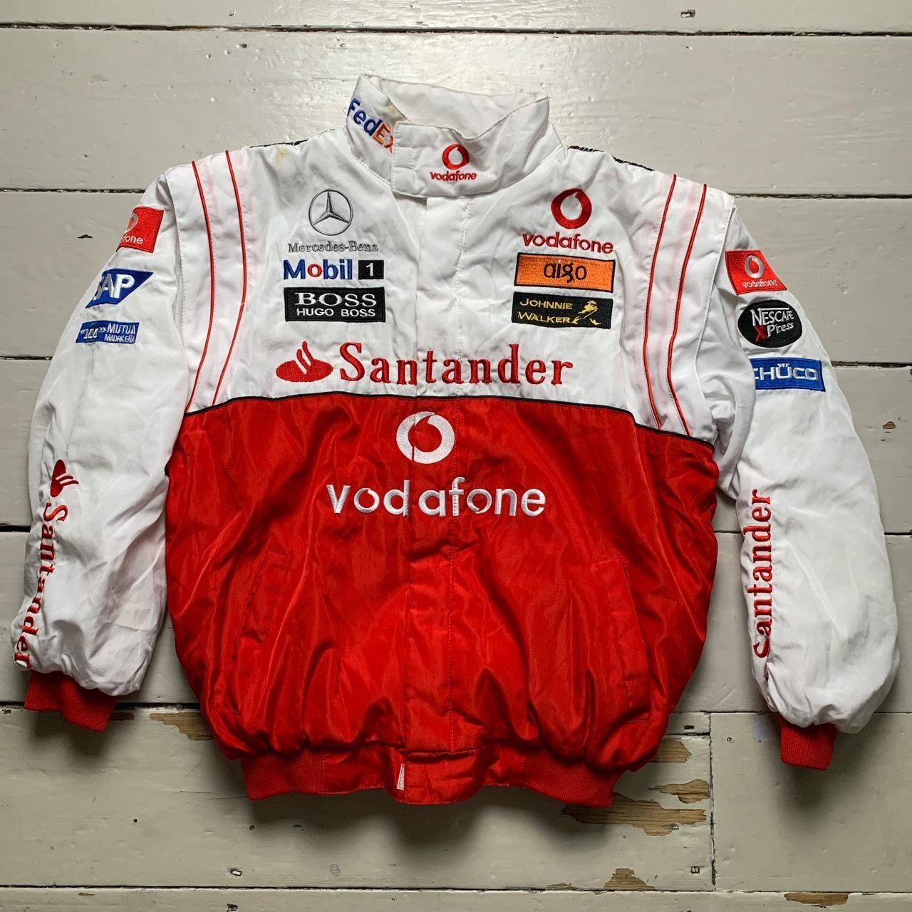 Mercedes Benz Mclaren Vodafone Formula 1 Varsity Baseball Jacket