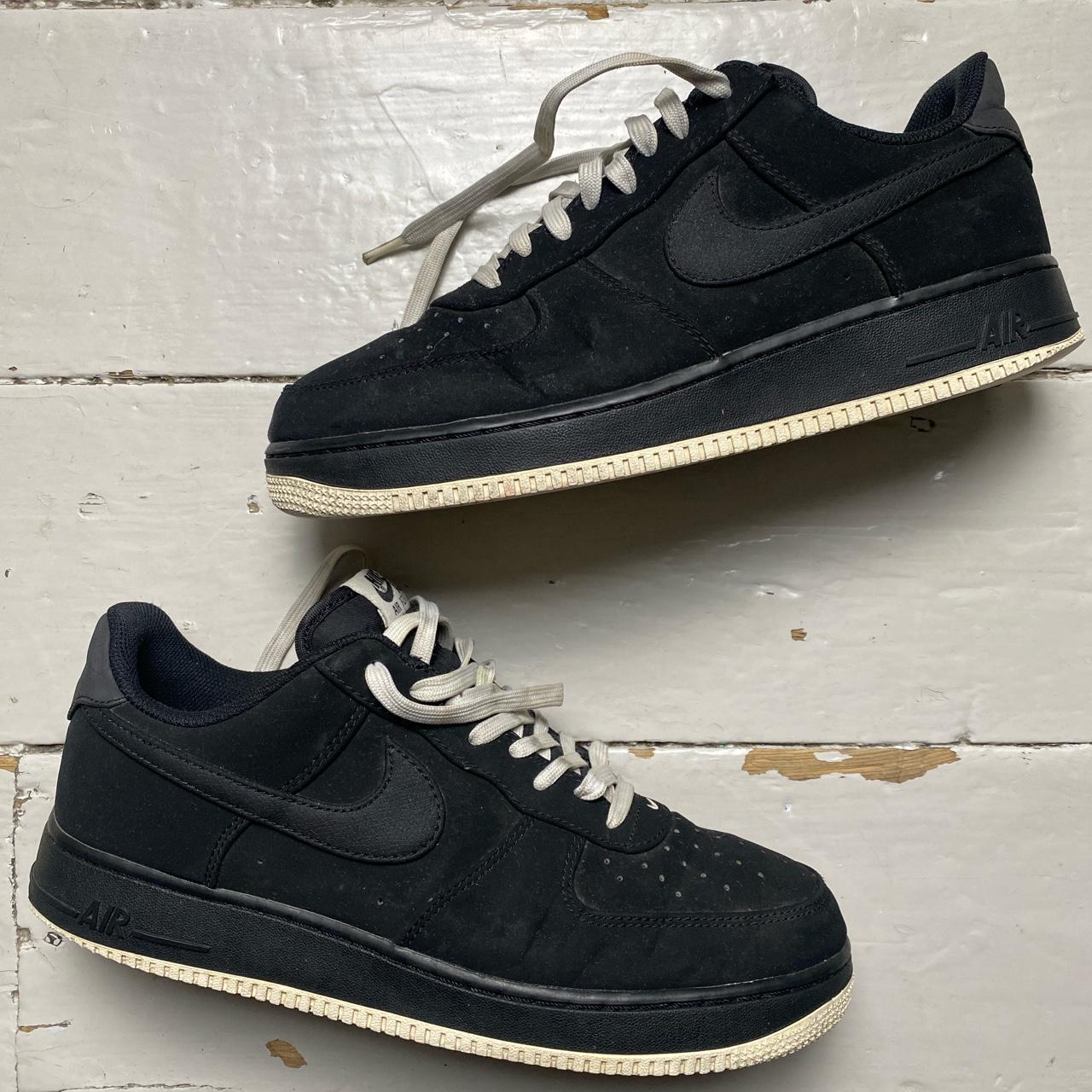 Nike Air Force 1 Black and White Suede