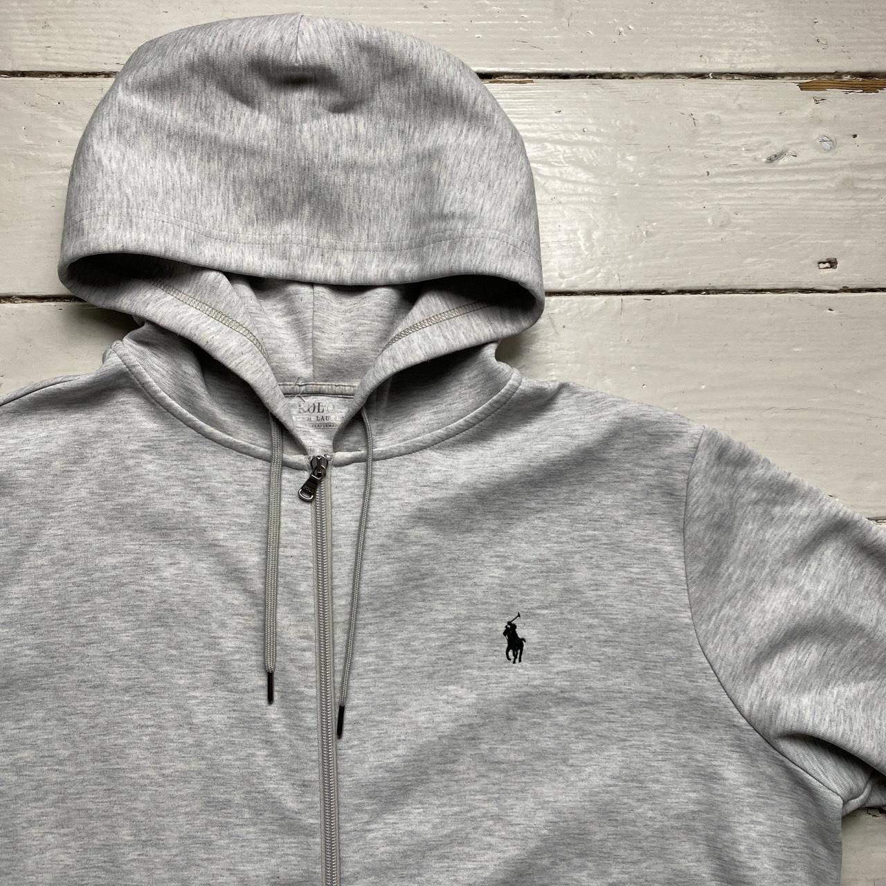 Ralph Lauren Polo Heather Grey and Black Pony Newer Season Full Tracksuit