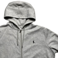 Ralph Lauren Polo Heather Grey and Black Pony Newer Season Full Tracksuit  (L/XL)
