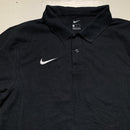 Nike Swoosh Black and White Polo Shirt