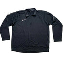 Nike Dri Fit Quarter Zip Black and White Jumper (XL)