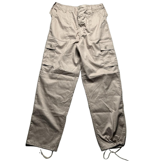 Beige Khaki Cargo Trousers Dallas Wear (38W)