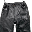 Leathermaster Womens Leather Black Trousers (12)