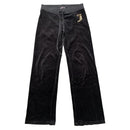 Juicy Couture Grey and Gold Velour Tracksuit (M/S)