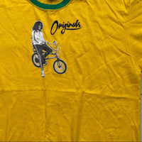 Bob Marley Chopper Originals T Shirt Brazil Yellow and Green (XL)