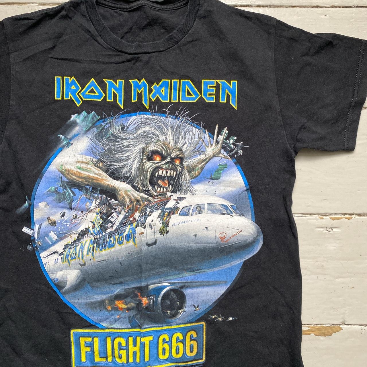 Iron Maiden Flight 666 Black T Shirt