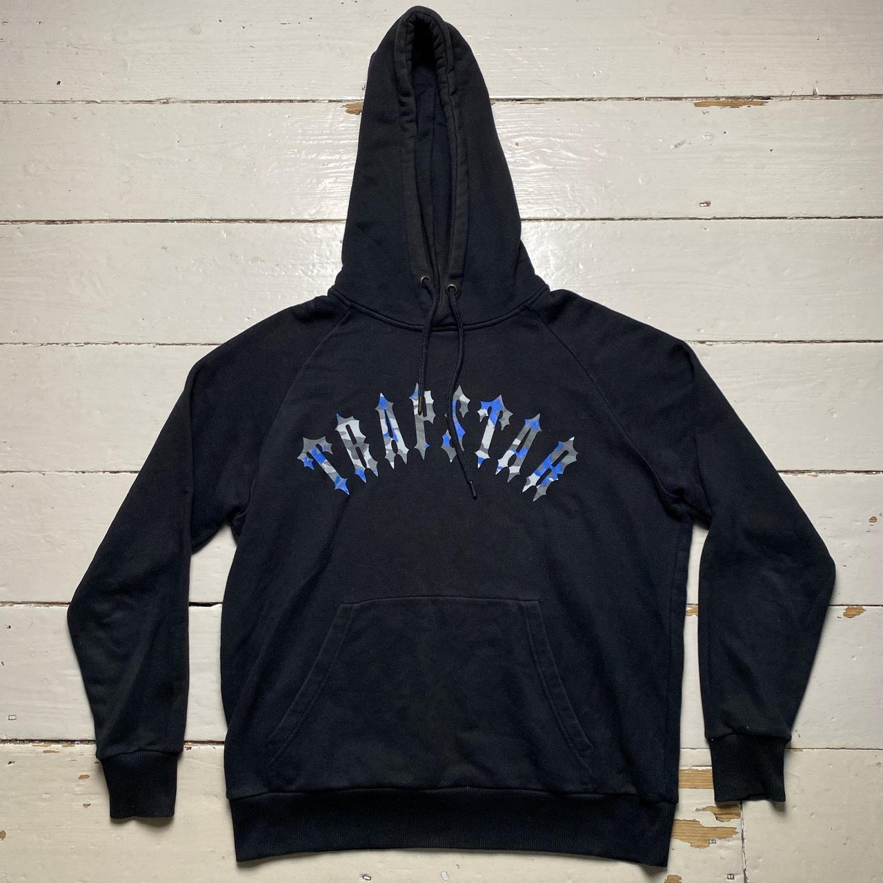 Trapstar Irongate Blue Camouflage Hoodie