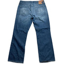 True Religion Bobby Baggy Blue White Stitch Jeans (36W)
