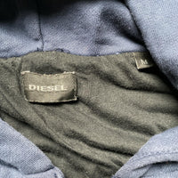 Diesel Half Denim Distressed Hoodie Jacket (M)