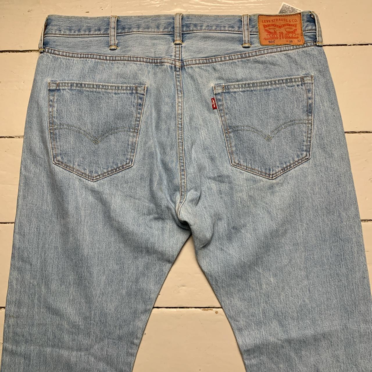 Levis 501 Light Blue Baggy Jeans