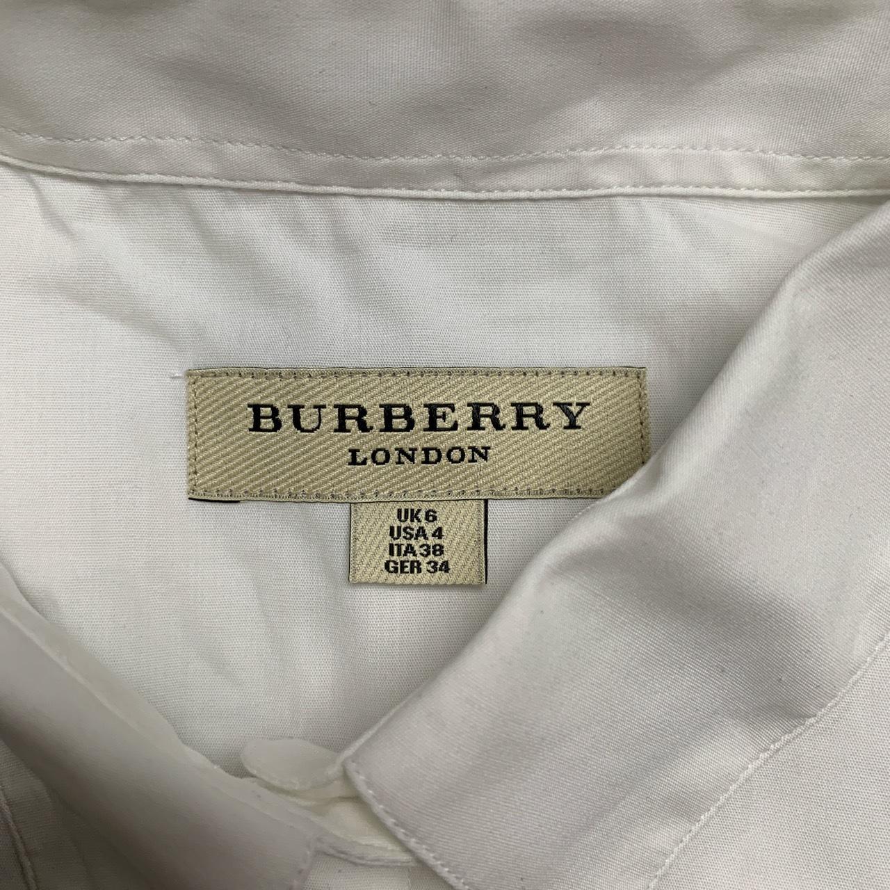 Burberry London White Womens Slim Fit Shirt