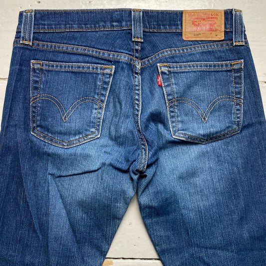 Levis 509 Low Slouch Stretch Navy Jeans