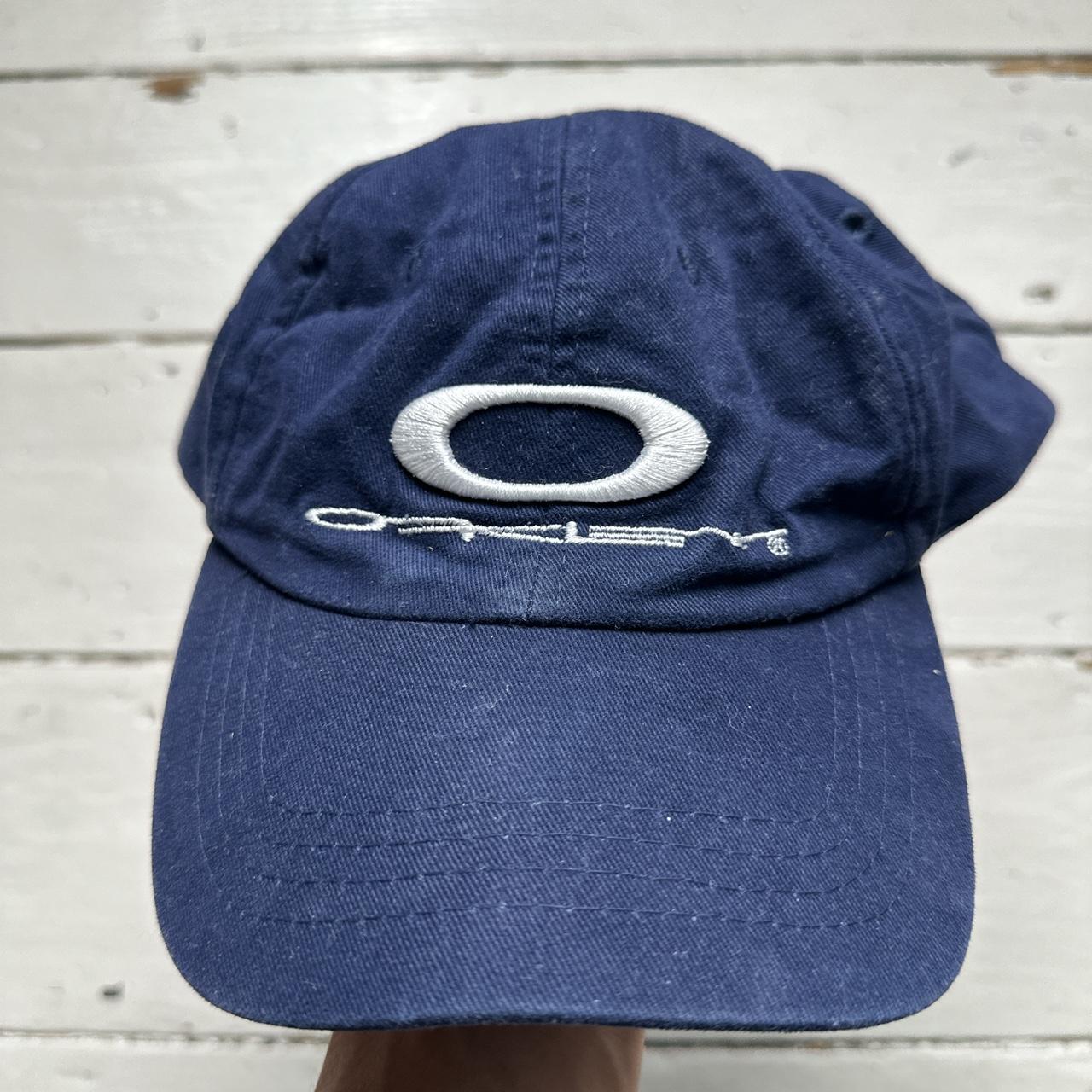 Oakley Navy and White Vintage Cap