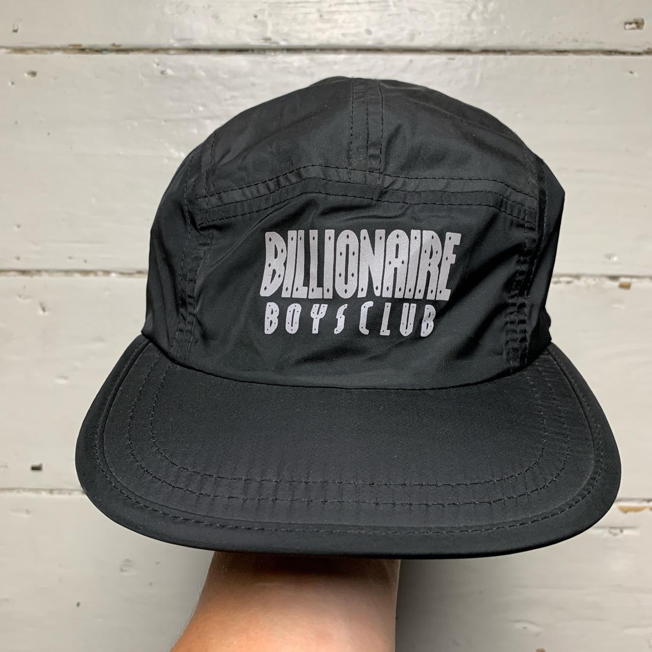 Billionaire Boys Club Black and Reflective Silver 5 Panel Cap