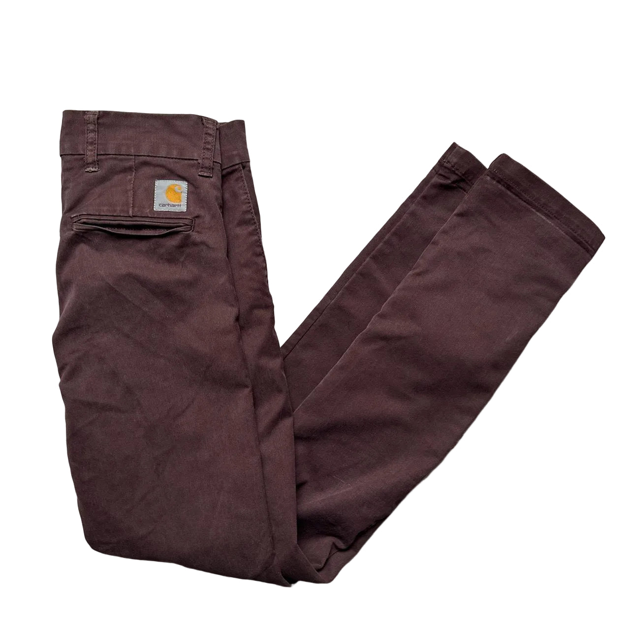 Carharrt Sid Pant Slim Burgundy Trousers (28W)