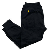 Polo Ralph Lauren Black and Yellow Pony Joggers (L)