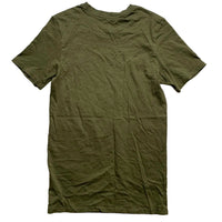 Nike Swoosh Khaki Green and Black T Shirt (XS)
