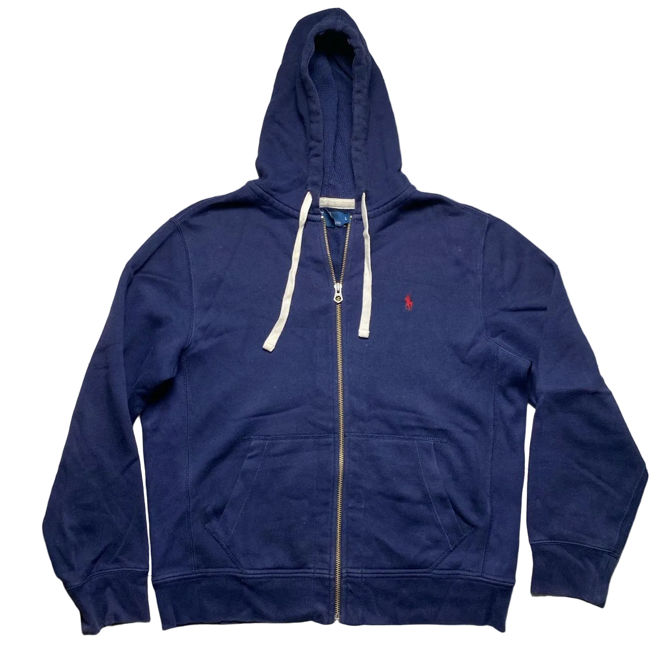 Ralph Lauren Polo Navy and Red Pony Hoodie (L)