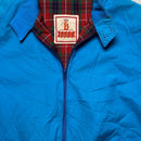 Baracuta G9 Harrington Vintage Light Blue Tartan Interior Bomber Jacket (M)