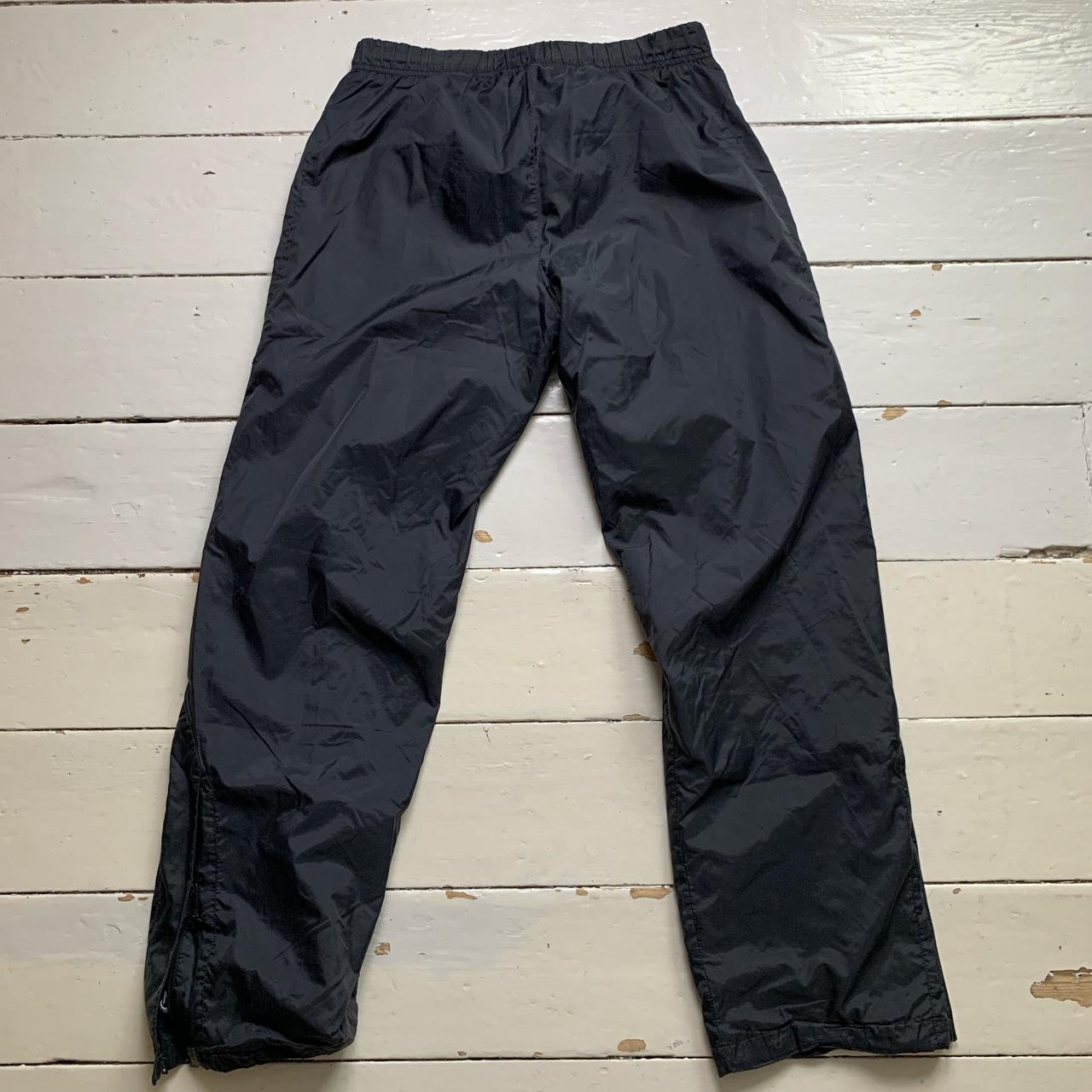 Nike Shell Baggy Black and White Track Pant Shell Bottoms