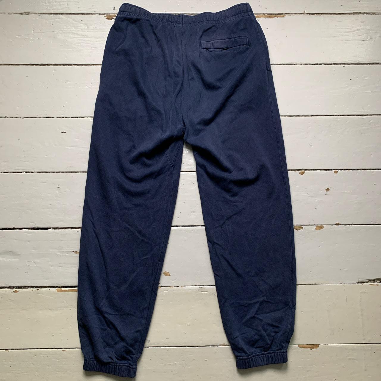 Nike Swoosh Navy and White Baggy Joggers