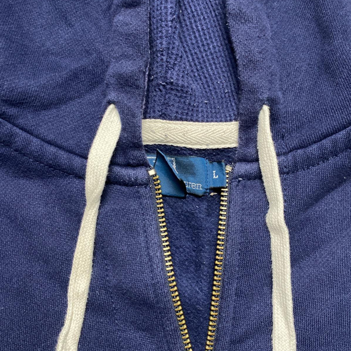 Ralph Lauren Polo Navy and Red Pony Hoodie (L)